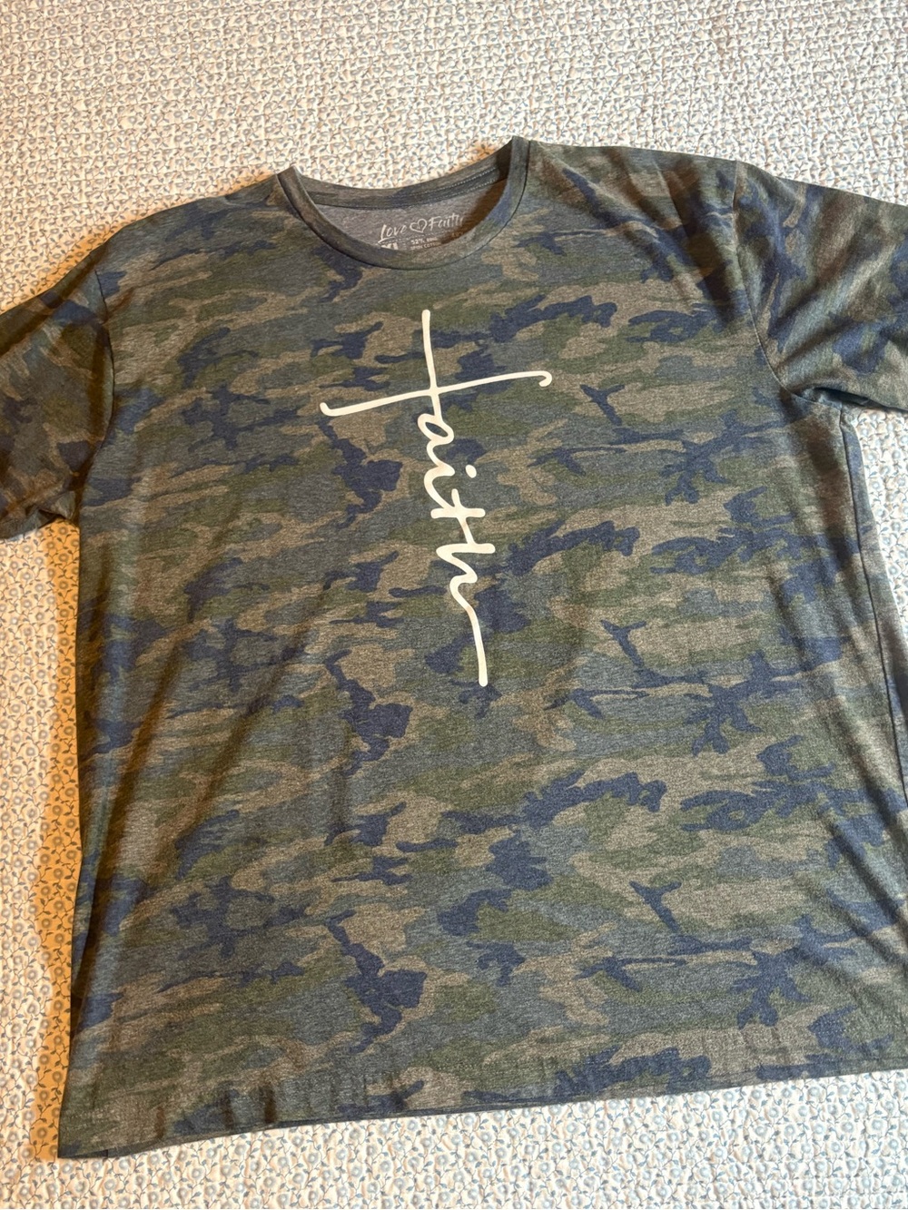 Love & Faith Camo T-shirt
